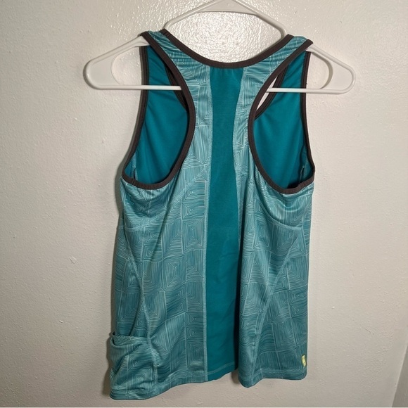 Lole Guell Tank Top with Racerback in Aqua Splash Square - Picture 9 of 14